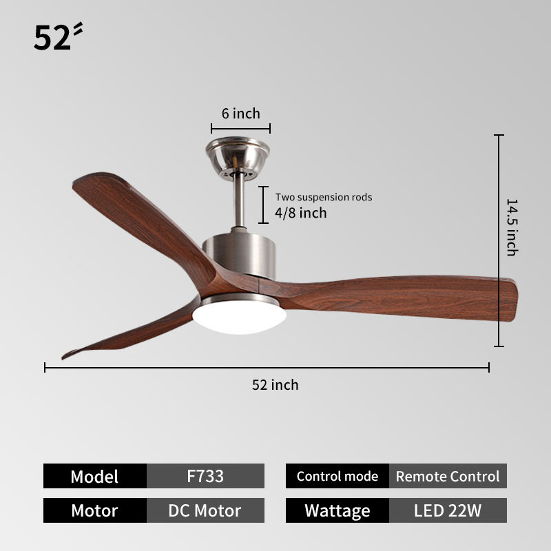 52inch --Silver + walnut color