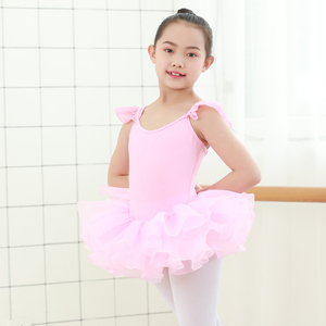 Vestito da Balletto in Cotone Rosa per Bambine, Tutù da <span class=keywords><strong>Ballerina</strong></span>, Abbigliamento da Danza per Bambini - Product Image 3