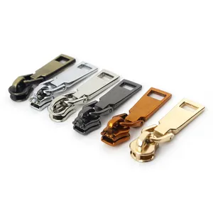 Alloy 5# Zipper Sliders For Jackets Clothes Coat Head Pullers Zip Repair Kit DIY Bag Sewing Accessories 6 colors