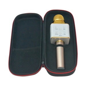 Tùy Chỉnh Sang Trọng <span class=keywords><strong>Microphone</strong></span> Mang Pouch <span class=keywords><strong>Microphone</strong></span> EVA Trường Hợp Bảo Vệ Túi Dây Kéo Đóng Cửa Chống Sốc Mùi Bằng Chứng Cho Du Lịch - Product Image 1