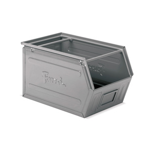 Conteneur métallique Fami Fami 4A5 42L 300x520x300mm Vert Ral6011 Boîte de rangement en acier grillagé - Product Image 1