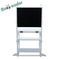 Tour d'apprentissage pliable et polyvalente Tour d'apprentissage en bambou naturel 3 en 1 Tour d'apprentissage pour tout-petits Ensemble de table et de chaises convertibles