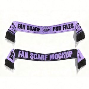 Bufanda de Fanático con Diseño Personalizado, Impresión de Logotipo Personalizado para el Evento de Fútbol 2026 en Norteamérica, Regalo Promocional, Venta al Por Mayor - Product Image 2