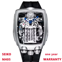 Montre pour homme Pentium Design - Marque haut de gamme, luxueuse, unique, sportive et spéciale. Montre-bracelet automatique mécanique étanche pour homme NH05