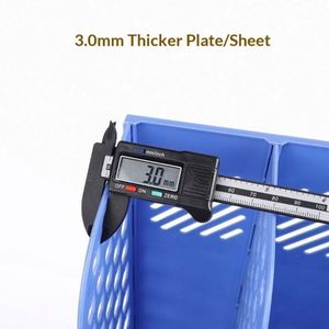 Wholesale Plastic Thickened Document Rack <b>File</b> <b>Box</b> Storage <b>Box</b> Desktop Document Holder Office Supplies Four-Section Bookend - Product Image 4