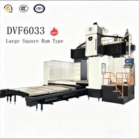 Centre d'usinage à portique robuste DVF 6033, grande course 6200x3300mm, fraiseuse CNC à portique