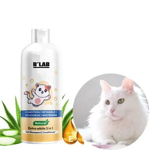 La pulizia delicata organica naturale all'ingrosso dell'oem idrata lo Shampoo per gatti 5 in 1
