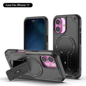 <span class=keywords><strong>Coque</strong></span> de téléphone ultra portable avec anneau magnétique et support à <span class=keywords><strong>induction</strong></span> pour <span class=keywords><strong>iPhone</strong></span> 17 – Vente chaude – Fabrication chinoise - Product Image 5