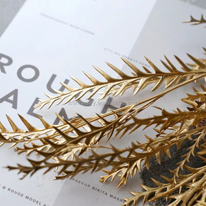 Usine directe cheveux vraie fleur Production maison fleur Arrangement main cadeau fleur paquet épée éternelle dent feuille - Product Image 3