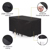 Housse de protection robuste et imperméable pour mobilier de jardin – Housse de chaise de patio durable et de haute qualité, résistante au vent et aux UV – Housse de table de patio