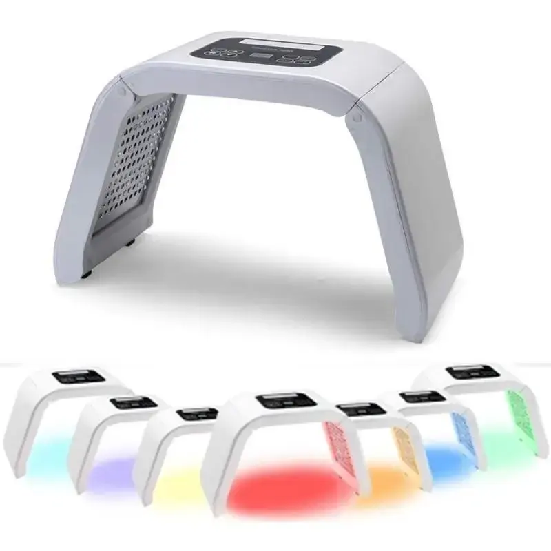 Prix bas 7 couleurs Led salon de beauté du visage soins de la peau beauté Led Pdt luminothérapie machine