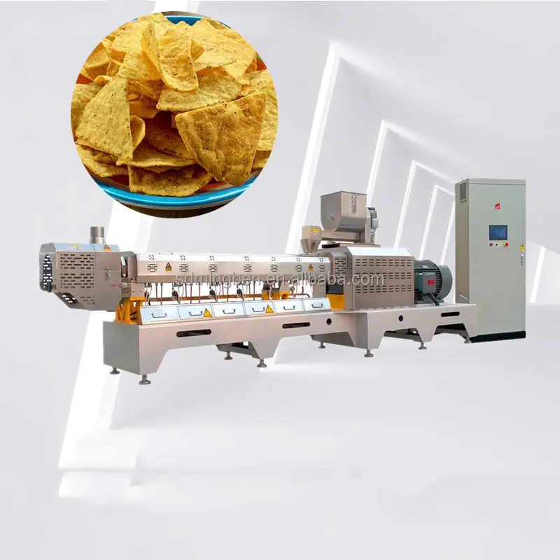 automatic chips snacks pellet fried 3d pellet snack food production line