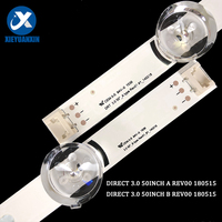 Réparation de la Rétroéclairage LED de Téléviseur pour LG 50LB 5 paires/ensemble 6V 2W Bande LED Rétroéclairage de Téléviseur