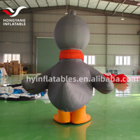Ballon publicitaire gonflable durable en forme de personnage de dessin animé : Mère Canard