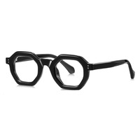 Kacamata Optik Bulat TR+CP TYSD-LS050 Sampel Gratis untuk Semua Bentuk Wajah Pria, Kacamata dengan Gagang Pegas