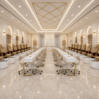 Fournisseur de mobilier pour salons de manucure Kangmei, pompe de vidange professionnelle, spa pour les pieds sans tuyau, fauteuil de pédicure avec bassin