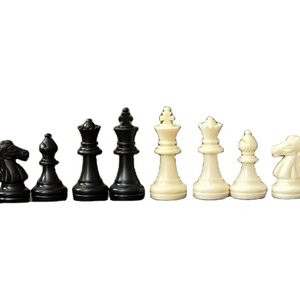 Piezas <span class=keywords><strong>de</strong></span> Ajedrez <span class=keywords><strong>de</strong></span> Plástico al por Mayor, Rey Grande: 95 mm <span class=keywords><strong>de</strong></span> Altura, Rey Mediano: 65 mm <span class=keywords><strong>de</strong></span> Altura, Material <span class=keywords><strong>de</strong></span> Resina con Acabado <span class=keywords><strong>de</strong></span> Tela <span class=keywords><strong>de</strong></span> Terciopelo - Product Image 1