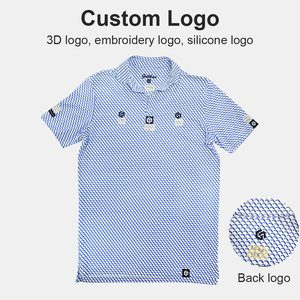 Polos de Golf para <span class=keywords><strong>Hombre</strong></span> 2026 de Alta Calidad con Logotipo Bordado Personalizado, Diseño Propio, Poliéster y Spandex, Impresión Dry Fit - Product Image 3