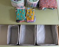 Sac de rangement en papier kraft lavable, grande capacité, panier pliable pour vêtements et jouets, logo personnalisé, vente en gros