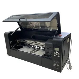 A3+ 13inch dtf Printers xp600 heads double side matte hot peel PET film roll to roll DTF printer dual xp600 head