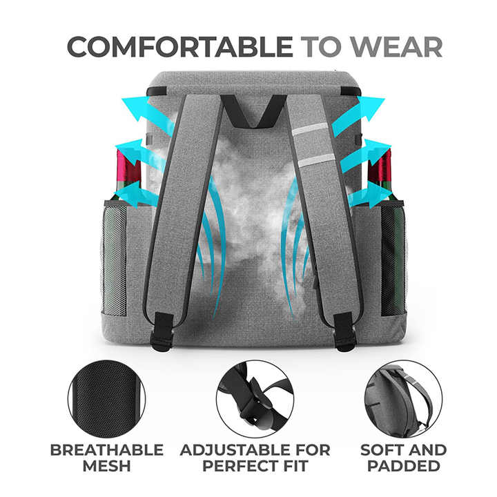 COOLIO Backpack Cooler 10,000mAh Battery, Play Ghana
