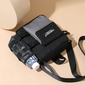 Borsa a Tracolla Casual da <span class=keywords><strong>Uomo</strong></span> alla Moda, Borsa a Spalla di Alta Qualità, Semplice Borsa Quadrata per Telefono in Nylon Impermeabile e Resistente - Product Image 5