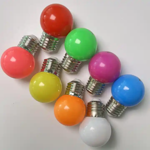 Màu đỏ màu xanh lá cây màu vàng trắng Round Shape golfball E27 chủ 220V G45 <span class=keywords><strong>Globe</strong></span> đầy màu sắc LED bóng đèn - Product Image 2