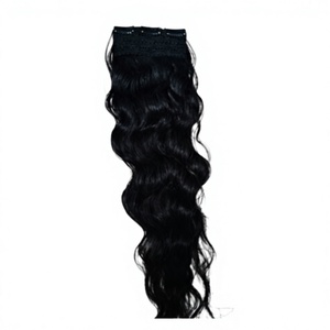 ผมต่ออินเดียแท้แบบเรมี่ ลอนธรรมชาติ 24 นิ้ว พร้อมเชือกผูก HD Lace Closure ผมแท้แบบ Single Drawn หนาเต็มปลาย - Product Image 4