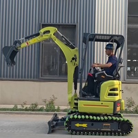 Mini Excavator Crawler Boom Swing 1.6-2 Ton Mesin Motor 11.8kW Standar EPA EURO 5 Momen Beban Tinggi Bucket 0.12m Garansi 1 Tahun