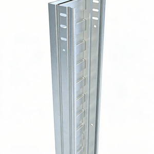 お手頃価格 工業用建設 ステンレス鋼/亜鉛メッキ鋼/アルミニウム製 ソリッドスルーケーブルトレイ 50mm 100mm 150mm 300mm - Product Image 5