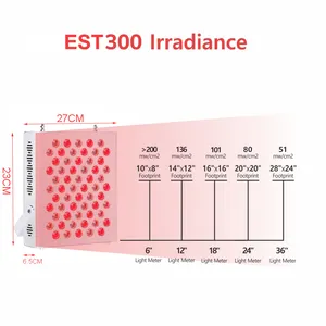 EST300 660nm 850nmPdtマシン物理加熱ハンドヘルド赤色光療法デバイス