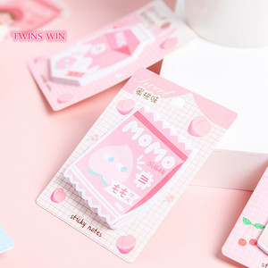 Petites semelles adhésives aux <span class=keywords><strong>fraises</strong></span>, style japonais créatif, pour fruits frais, <span class=keywords><strong>moins</strong></span> <span class=keywords><strong>cher</strong></span>, ensemble de note, ky1484 - Product Image 3