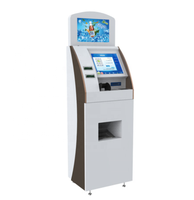 Nouveau kiosque en libre-service de la marque XTD, équipé de RFID, guichet automatique bancaire, double écran tactile capacitif de 19 pouces, processeur Intel Core I5, accepteur de billets, Windows