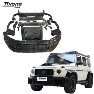 Kit de carrocería Perfect Fitment B Style 2025 G800 para <span class=keywords><strong>Mercedes</strong></span> <span class=keywords><strong>Gwagon</strong></span> W465 W464 parachoques trasero delantero motor capó rueda ceja Techo Luz - Product Image 1