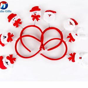 กิ๊บติดผมแฟนซีแบบกำหนดเอง อุปกรณ์ตกแต่งปาร์ตี้ขนปุย ของตกแต่งบูธถ่ายรูป กิ๊บติดผมเขากวางคริสต์มาส - Product Image 1