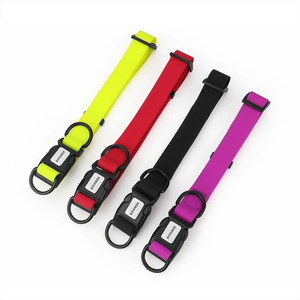PVC wasserdichtes Hunde halsband Weiche verstellbare Haustier halskette für kleine, mittlere und große Hunde und Katzen - Product Image 3