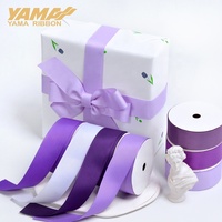 Cinta Grosgrain de Poliéster de Color Sólido de Fábrica YAMA con 196 Colores y Ancho de 3-100 MM en Stock
