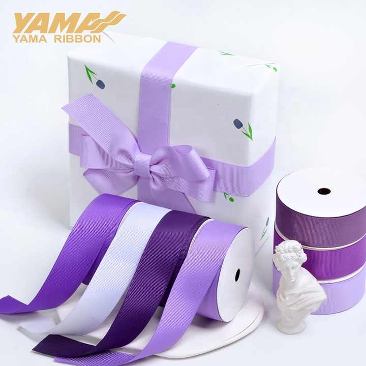 YAMA Factory 196 Colors - Stocked Polyester Grosgrain Ribbons