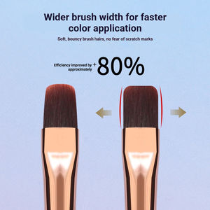 UV Gel Builder Nail Brush Japanese Style Soft Bristle No Trace Design Custom Logo Nail Extension Tool for Salon Manicure - Product Image 3