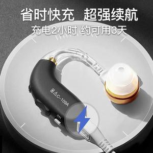 เครื่องช่วยฟัง Shenrui C-109A แบบคล้องหลังใบหู ชาร์จได้ ใช้พลังงานจาก USB สำหรับผู้สูงอายุที่มีปัญหาการได้ยิน แบตเตอรี่ 50 มิลลิแอมป์ - Product Image 4
