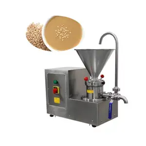 High Productivity Aloe Colloid Mill / household Silent Grinding Machine / 100 Liter Peanut Butter Stationary Jacketed Pot Food