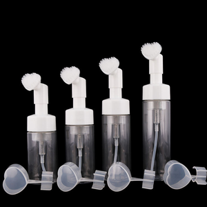 Flacon cosmétique en plastique de haute qualité, non toxique, pour soins de la peau, nettoyant visage, avec pompe pulvérisatrice, distributeur de savon, mousse, avec brosse - Product Image 5