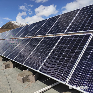 Système d'énergie solaire 3 kW monocristallin en silicium, montage au sol, usage domestique - Product Image 1