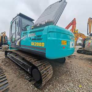 Grande pelleteuse d'occasion Kobelco SK200D à prix réduit 20 tonnes 100% Japon Original hydraulique sur chenilles Machines d'occasion - Product Image 1