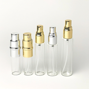 New Style Elegant <b>Perfume</b> Vial Spray Bottle 5ml 10ml Round <b>Mini</b> Small Portable Cute Leather Glass <b>Perfume</b> Bottle With Screw Cap - Product Image 5