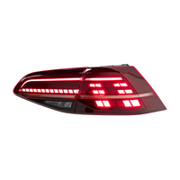 Luces Traseras LED para VW Golf MK7 / 7.5 2012-2020, Señal de Giro Dinámica Secuencial y Luz de Freno Fluida