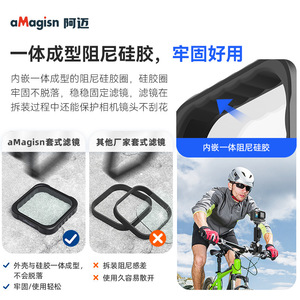 ฟิลเตอร์กล้องแอคชั่น aMagisn กระจกนิรภัย HD สำหรับ GoPro Hero13 12 11 10 9 Mini - Product Image 3