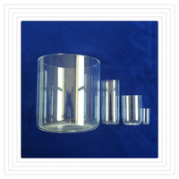 Prix usine de haute qualité poli cristal transparent tasse verre quartz bécher