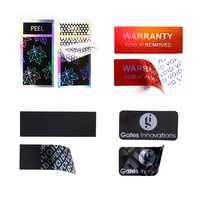 Autocollants holographiques laser VOID anti-effraction Minfly pour sceau de garantie personnalisé avec impression numérique
