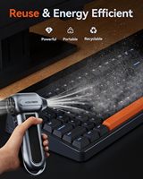 Souffleur Dépoussiéreur Électrique Sans Fil WOLFBOX MF100 Super Puissant 150000 tr/min, Rechargeable, Moteur Brushless, 3 Vitesses Réglables